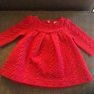 Janie and Jack little girls red dress